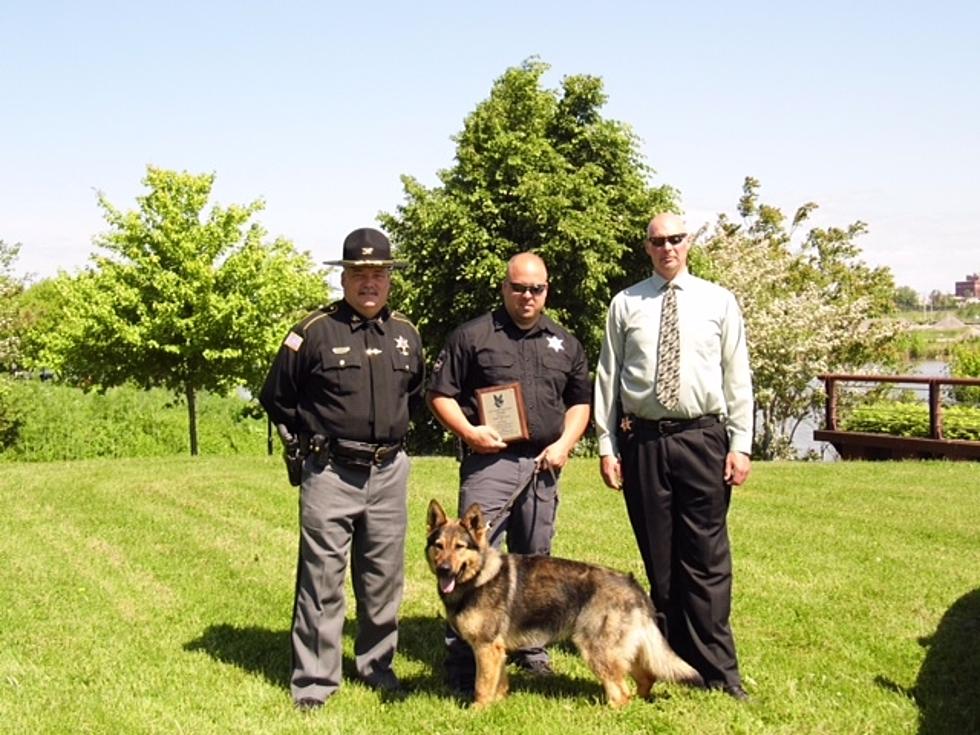 Honors for Delaware County’s Deputy Demeo and K-9 Ozzie