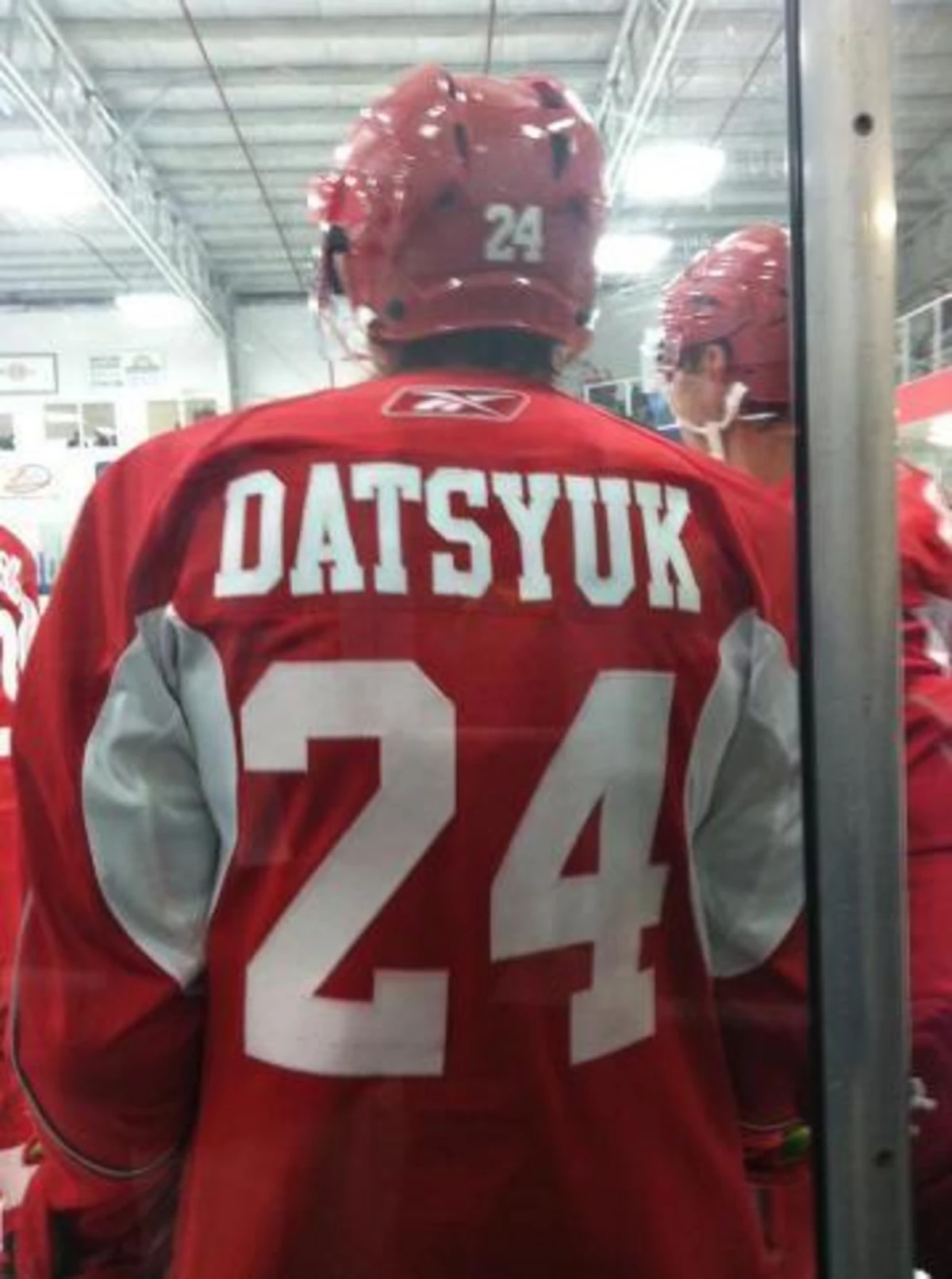 Detriot Red Wings Pavel Datsyuk White Assistant Captain Shirt