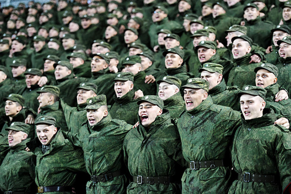 Russian Army Sings 'Barbie Girl'