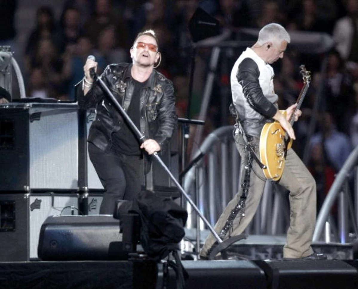 U2 Performs On the Streets Of New York City