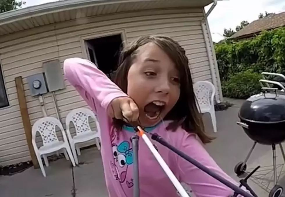 11 Year Old Girl Pulls Out Her Own Tooth With A Bow and Arrow [Video]