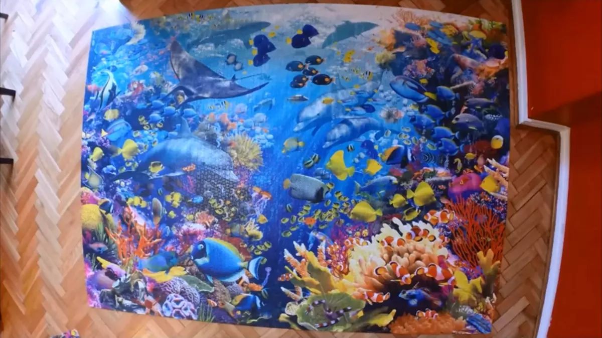 Time Lapse Video of 9000 piece Puzzle being Assembled