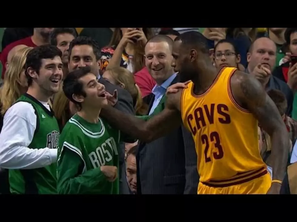 LeBron James Gives Shoes To Special Olympian [Video]
