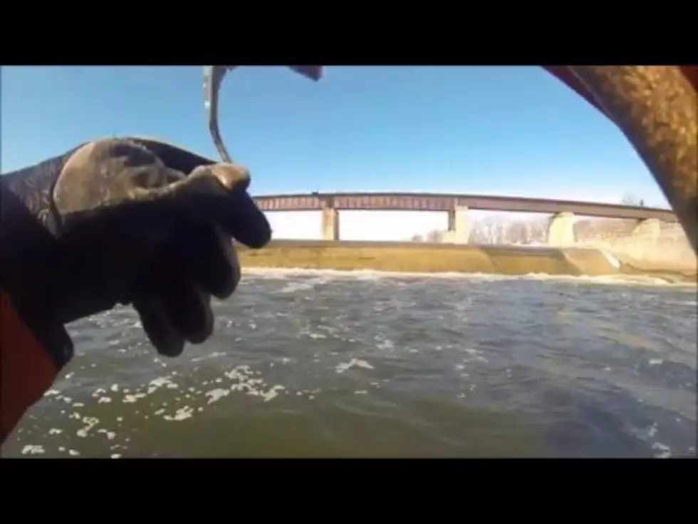 Catching a Fish in the Grand River