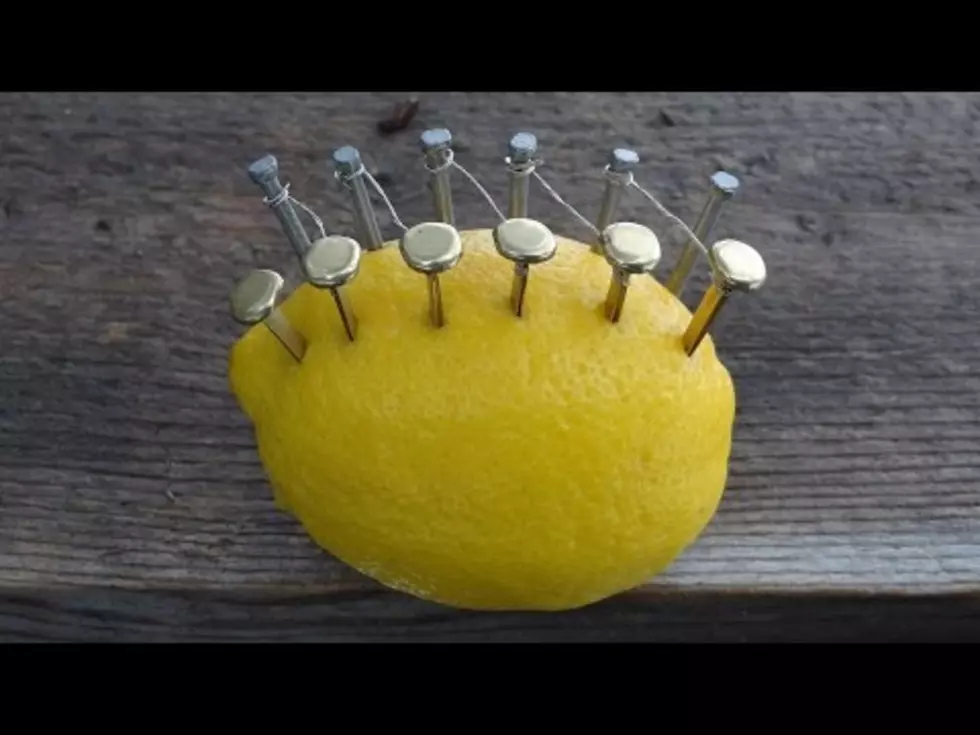 How To Make A Fire With A Lemon [Video]