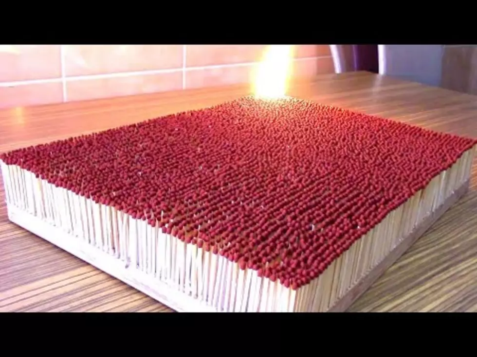 Lighting 6,000 Matches at Once