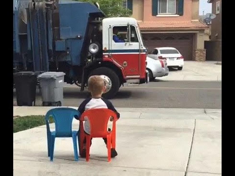 Boy&#8217;s Adorable Bond With The Trashman [Video]