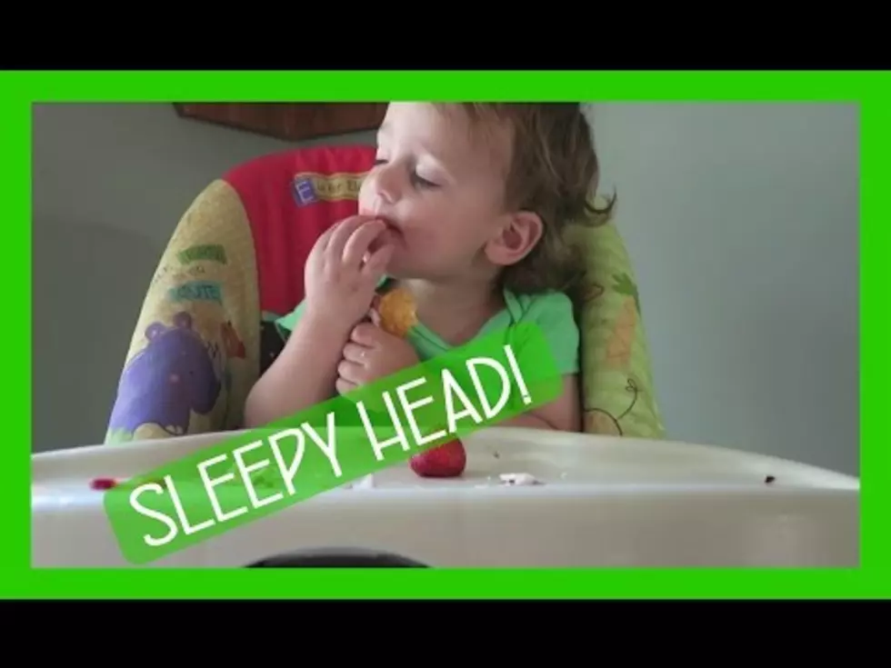 West Michigan Toddler Falls Asleep While Eating