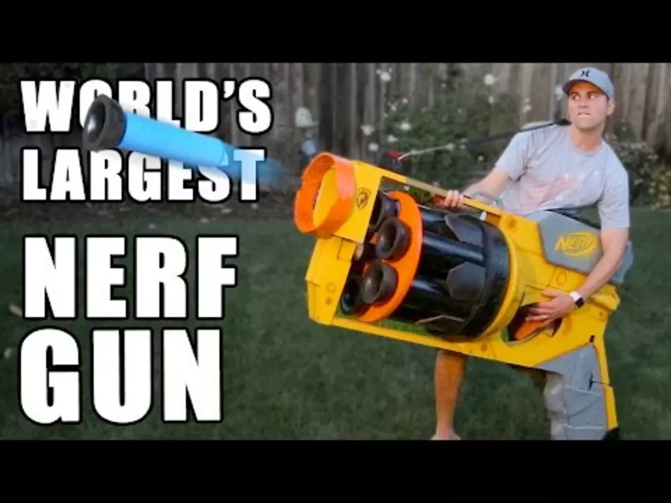 Three Guys Create World’s Largest Functional Nerf Gun
