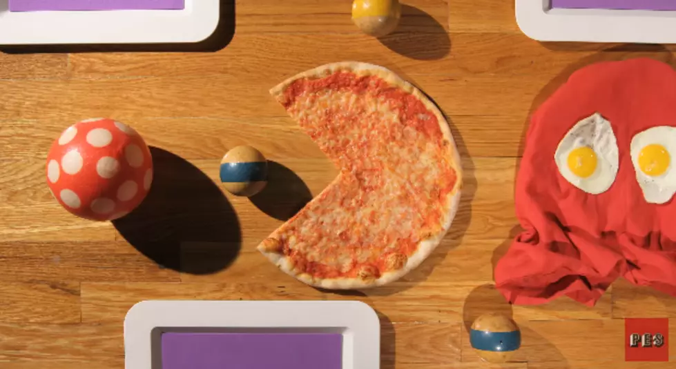 Classic Atari Games Recreated with Food