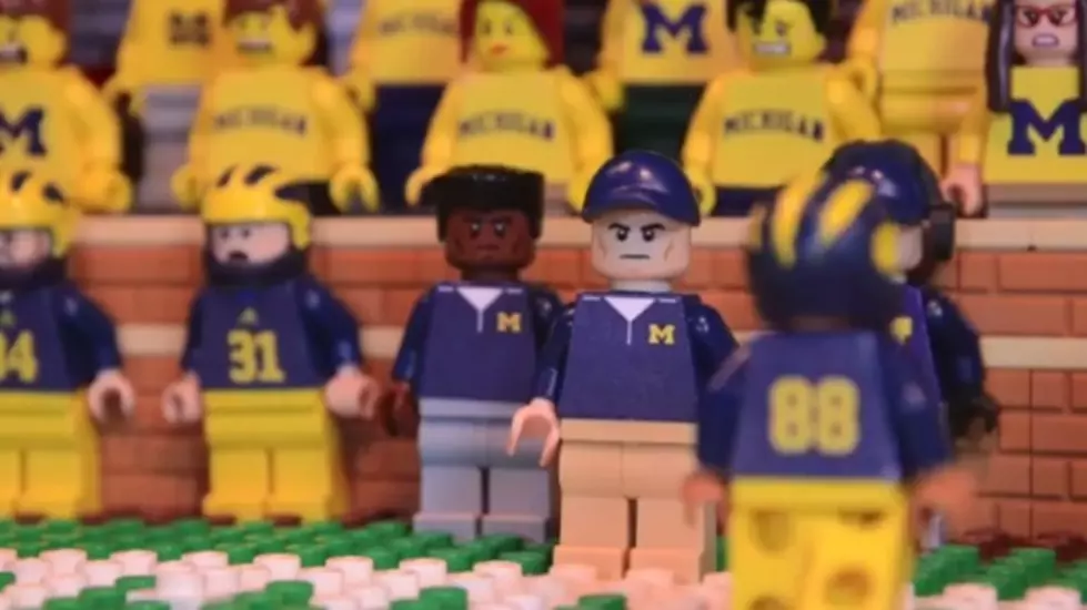 Relive The Michigan-Michigan State Finale… With Legos!!! [Video]