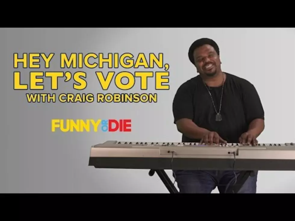 Comedian Craig Robinson Reminds Michigan to Register to Vote