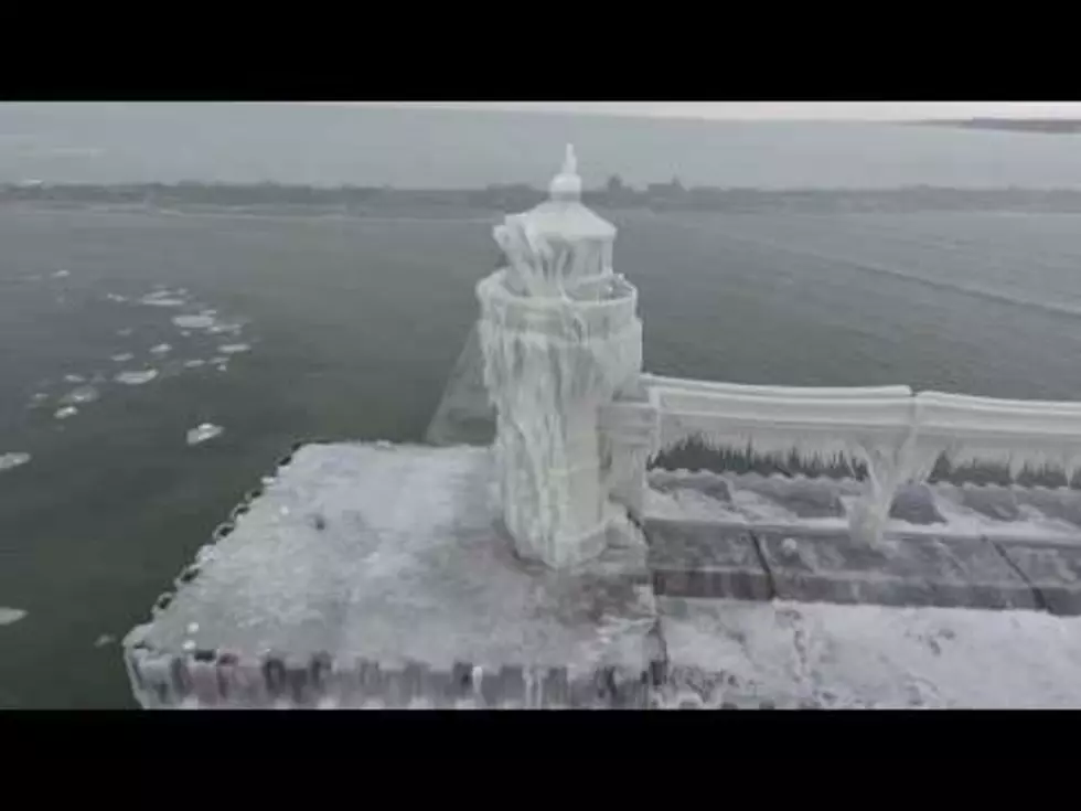 St. Joe Lighthouse Looks Like The Castle From ‘Frozen’ After Frigid Weekend [Video]