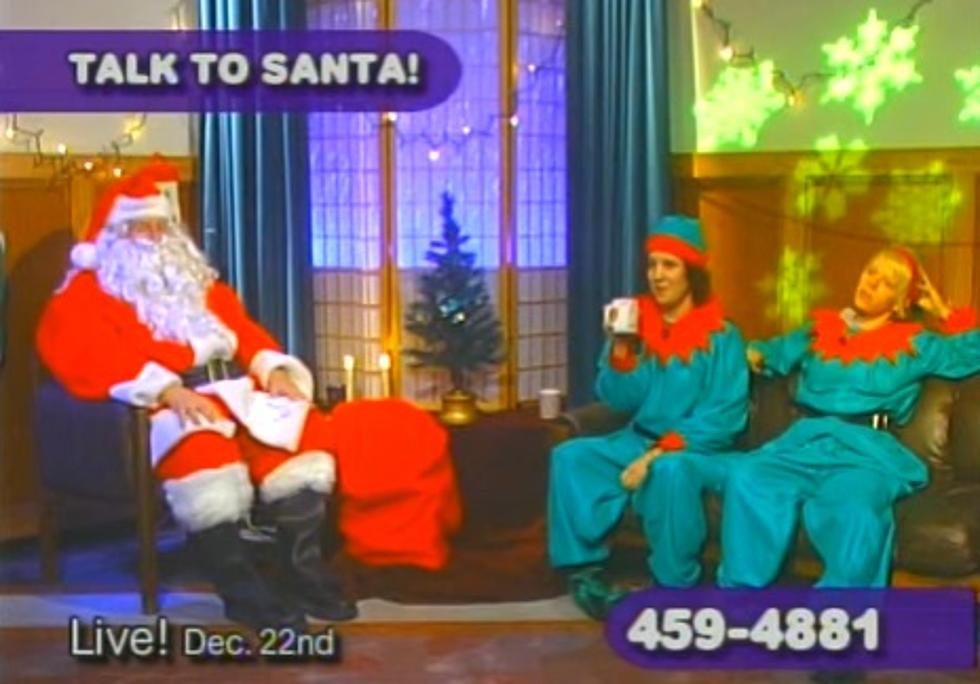 A Grand Rapids Public Access TV Santa Takes Live Phone Calls, Kids Get Treated To Sassy Elves [Video]