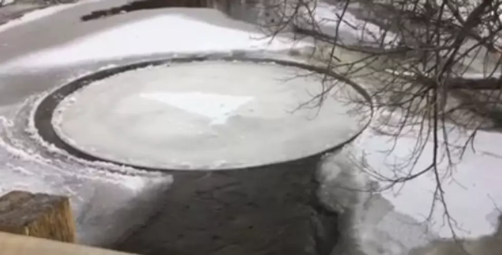 Rare Spinning Ice Circles Found Floating In Michigan Rivers [Video]