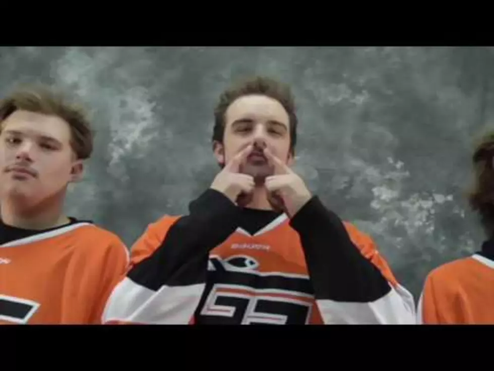 Grand Rapids High School’s Hockey Team Show off Their Hockey Hair