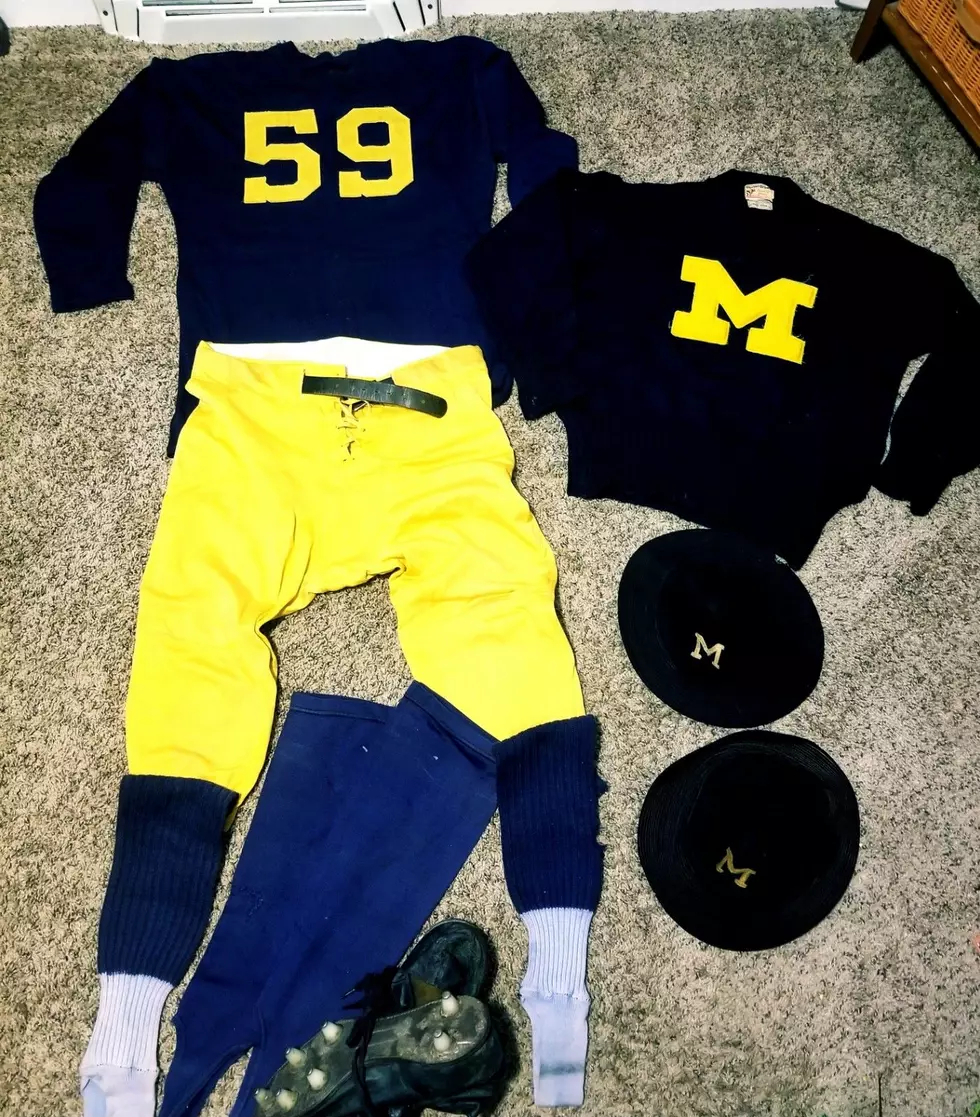 Vintage Michigan Football Uniform Up For Grabs On E-Bay [Photos]