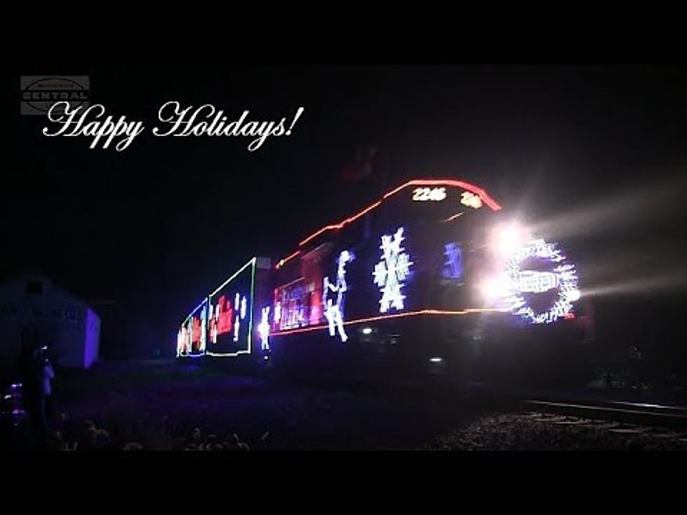 It’s A Train With Christmas Lights On It! And I Missed It! [Video]