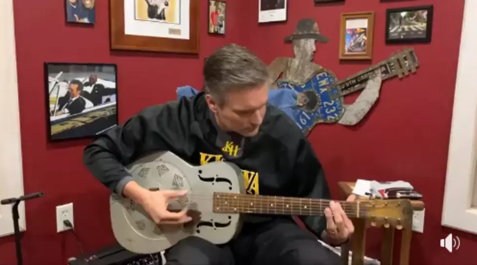 Kenowa Hills Principal Shows Off His Blues Guitar Skills [Video]