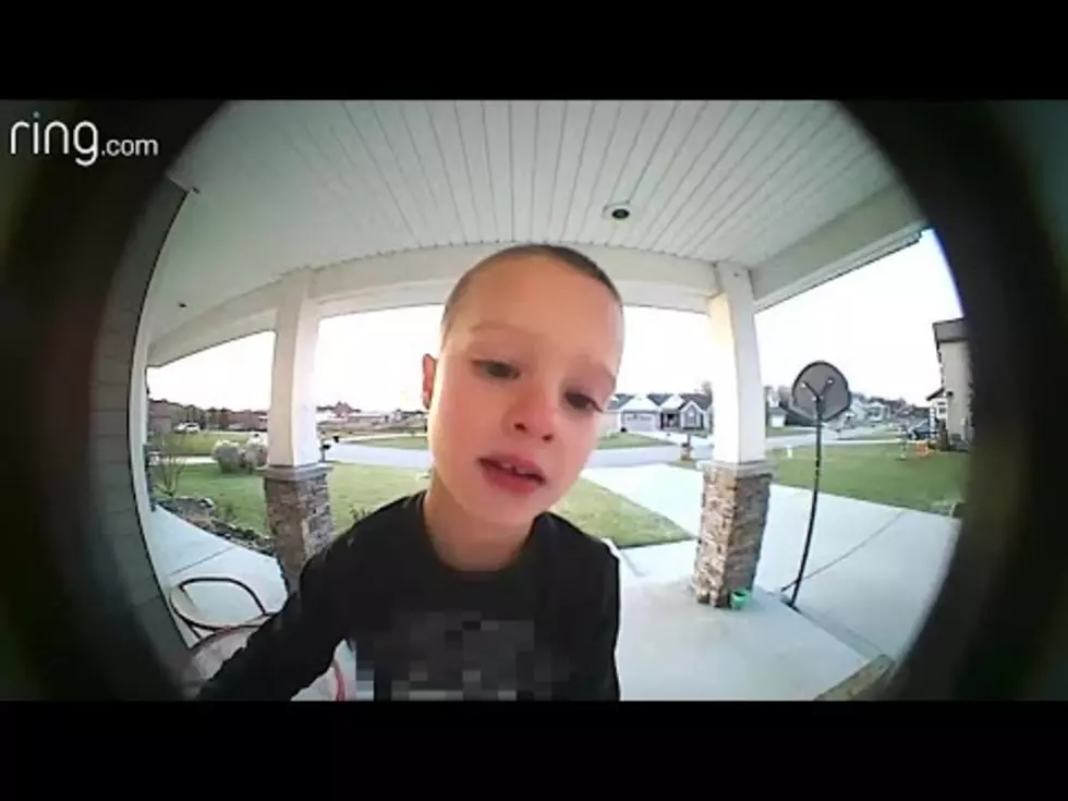 Cute Michigan Kid Uses Video Doorbell For The Best Reason [Video]
