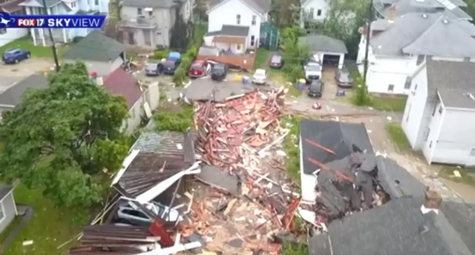 Drone Footage Of Damage In Belknap Outlook [Video]