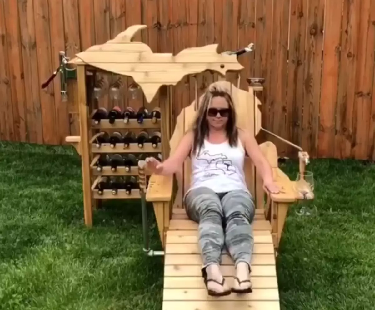 This Michigan Chair Will Also Pour Wine! [Video]