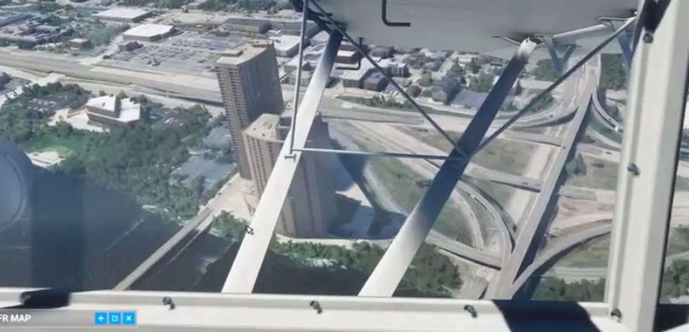 Downtown GR On A Microsoft Flight Simulator [Video]