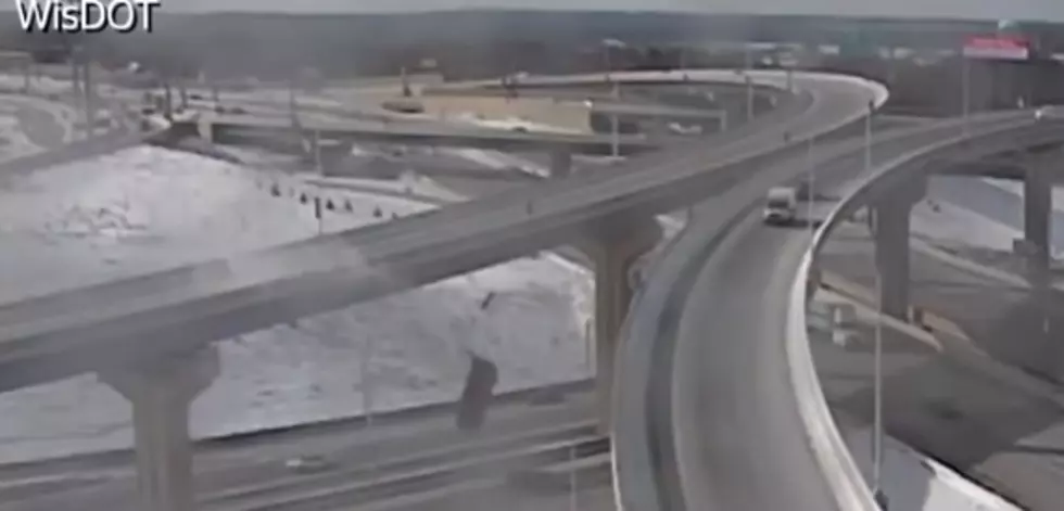Man Survives 70 Foot Crash Off Freeway [Video]