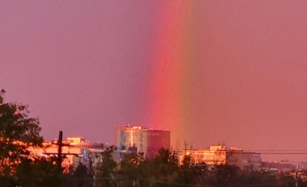 Photos And Video From Grand Rapids’ Friday ‘Orange Sky Rainbow’