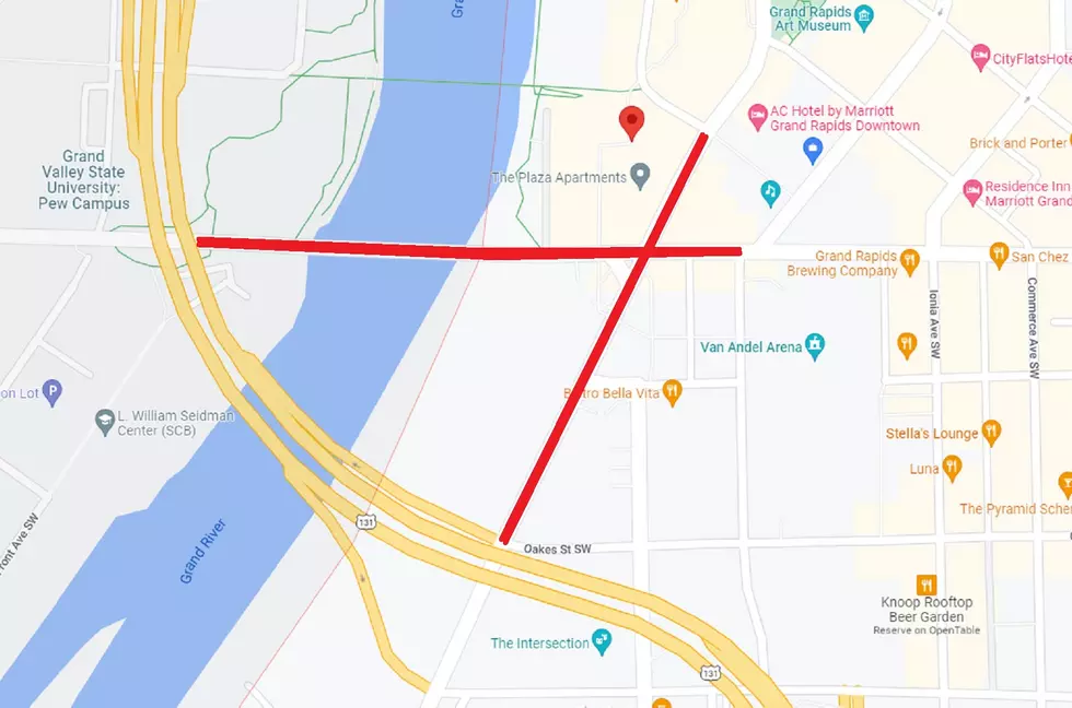 Downtown Grand Rapids Road Construction