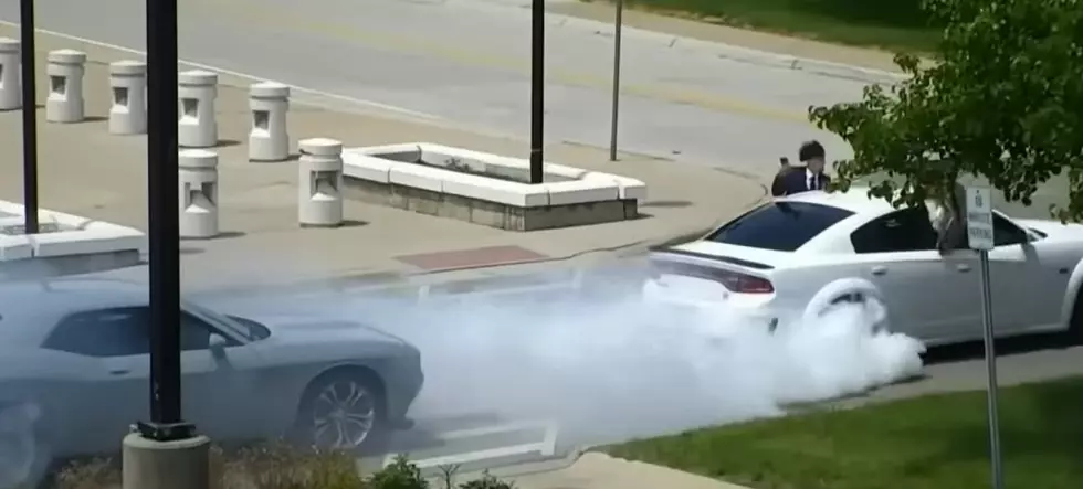 Advice: Don&#8217;t Do Burnouts In The Police Station Parking Lot