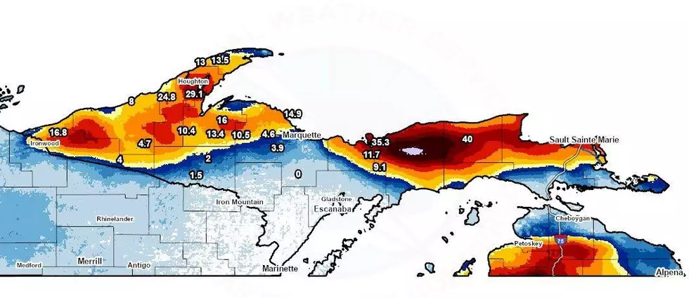 nws northern michigan showfall map dec 2024