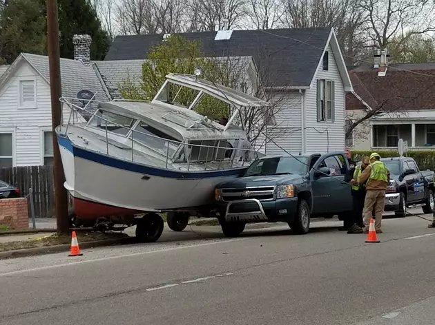 Unhitched Boat and Trailer Cause Third Street Closure