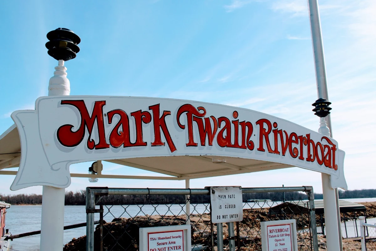 mark twain riverboat track