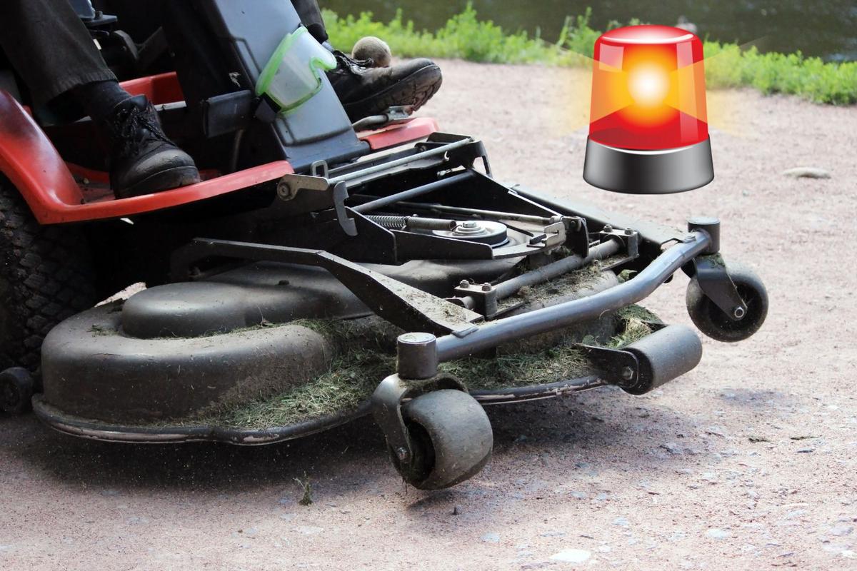 Red Lights Riding Mower Can you Legally Drive a Lawn Mower on the Road in Missouri?