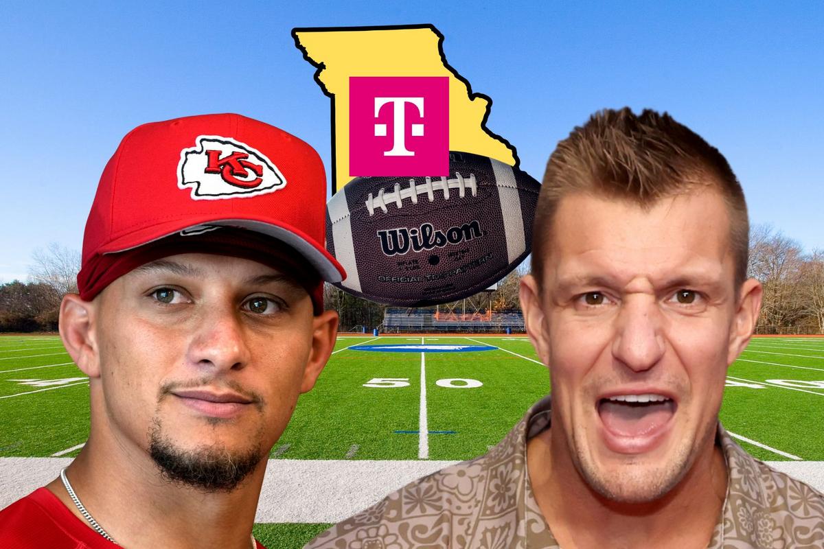 Mahomes, Gronk Film TV Spot at Missouri High School