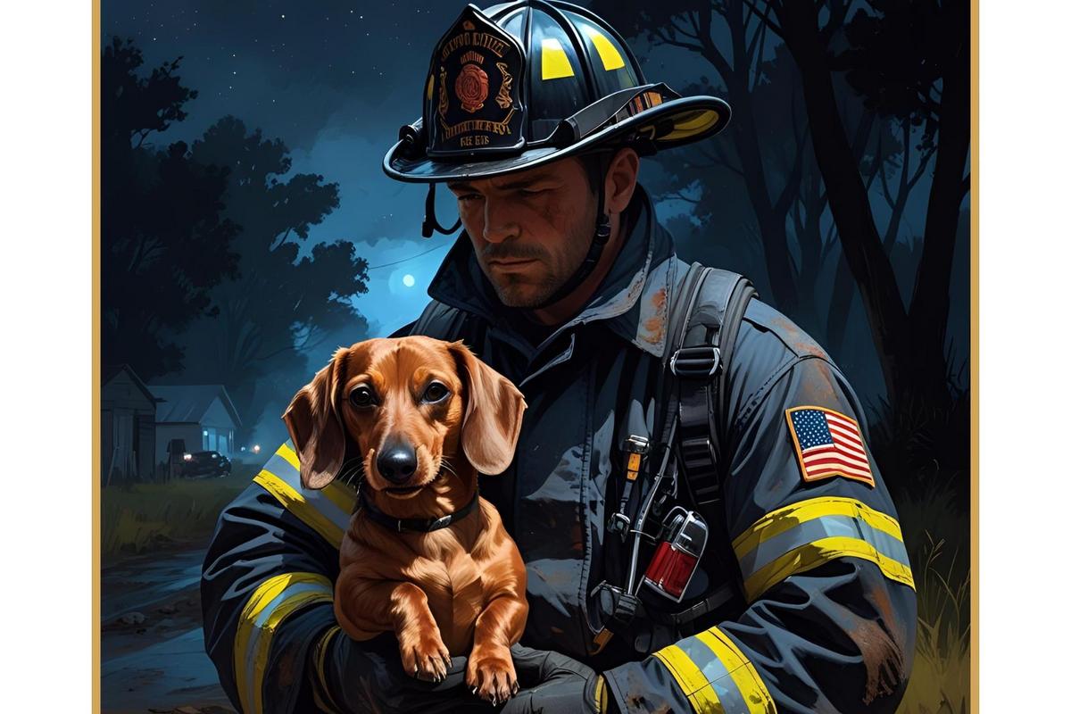 Missouri Firefighters Rescue Trapped Wiener Dog