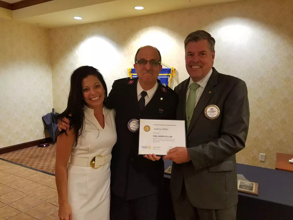 Salvation Army’s Major Miller Receives Rotary Club Honors