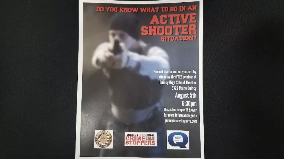 Will You Be Attending Monday&#8217;s &#8220;Active Shooter&#8221; Program?