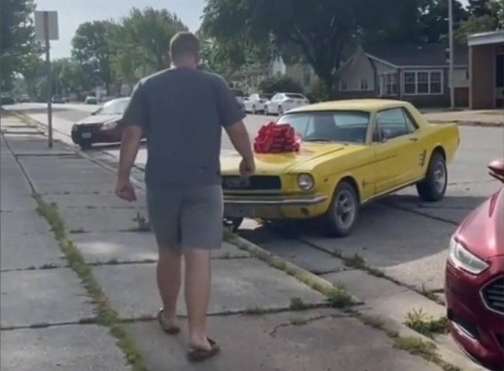 Missouri Girl Shocked Her Stepdad By Getting Him His Old Car Back
