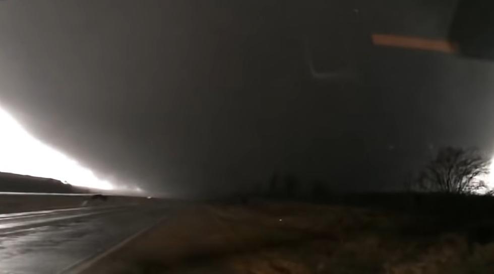 Watch Chaser Nearly Get Clobbered by Monster Illinois Twister