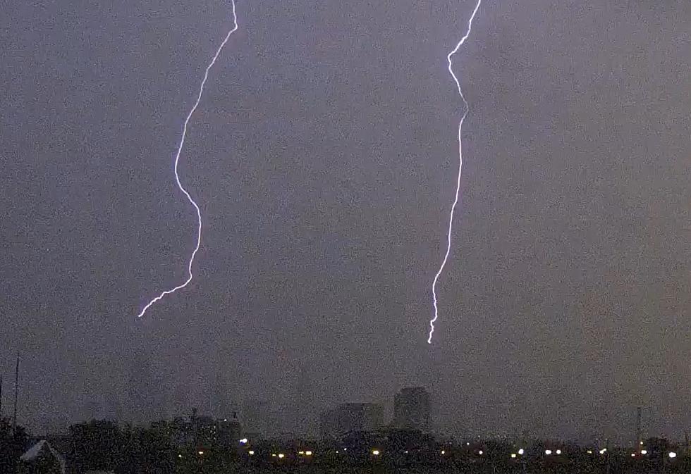Watch Upward Lightning Ascend from 2 Chicago Skyscrapers