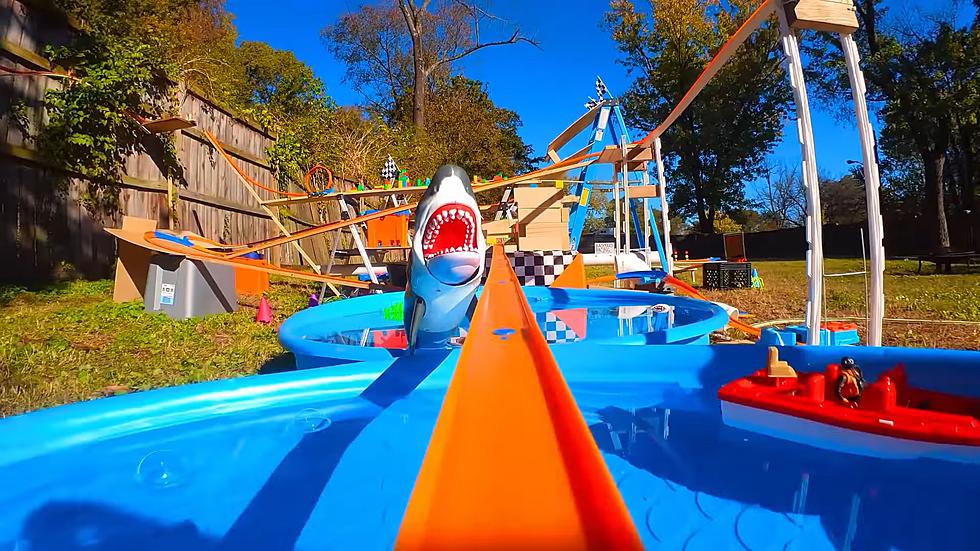 A Genius Turned His Entire Backyard into a Wild Hot Wheels Track