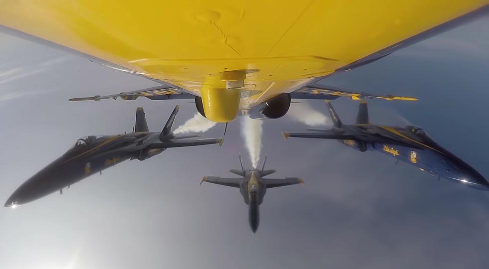 Huge Boom Over Central Illinois Caused by a US Navy Blue Angel