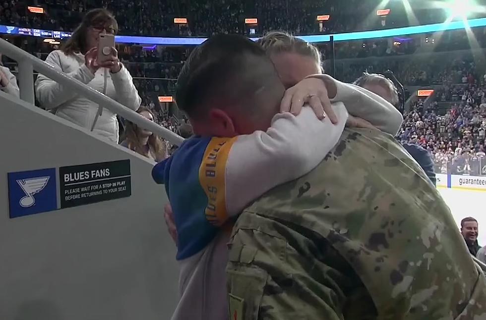 Watch the St. Louis Blues Surprise Reunion of a US Army Family