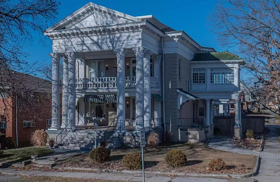 Inside a 1909 Moberly, Missouri Mansion with Greco-Roman Columns