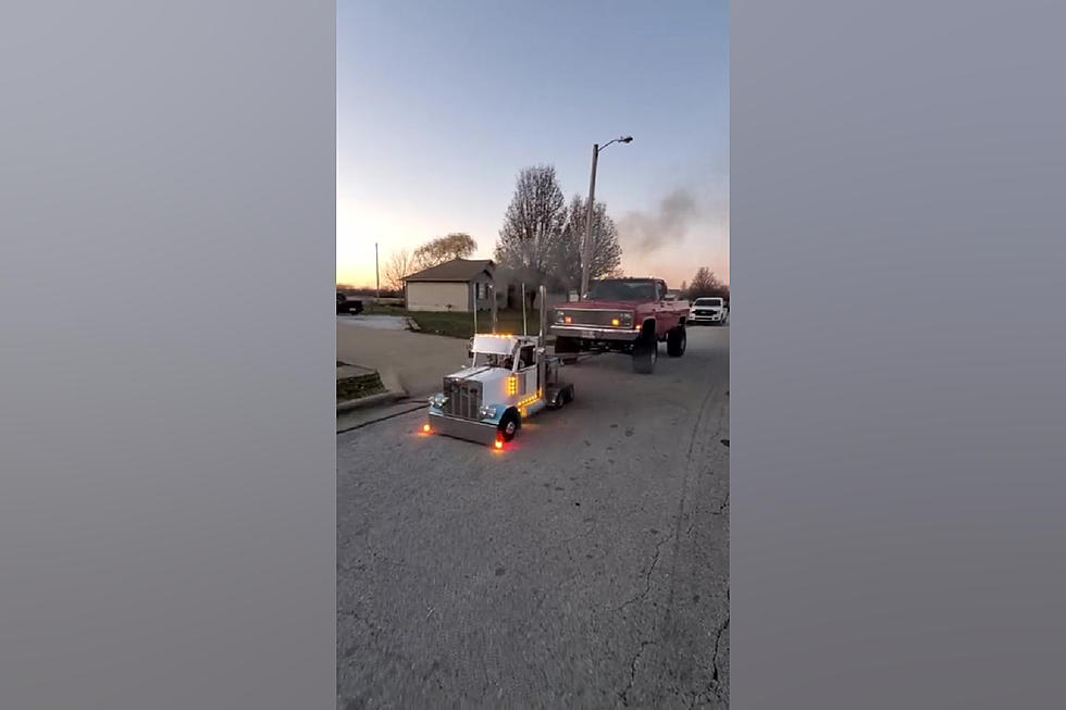 Watch a Missouri Boy Named Rooster Pull His Big Brother’s Truck