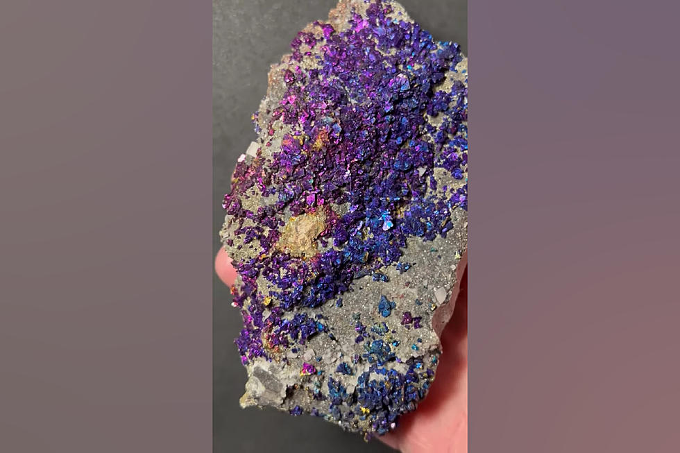 Look at a Gorgeous Purple Sparkly Rock Found in a Missouri Mine