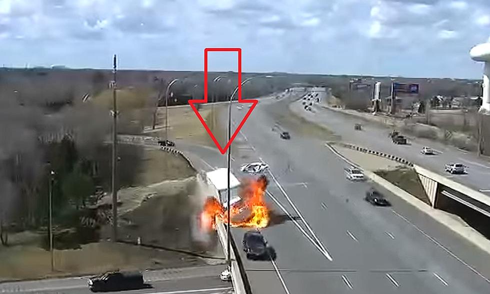 Midwest Traffic Cam Video Shows Truck Explode, But All Survive