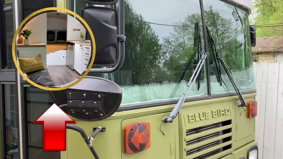 See Inside a Bluebird School Bus Turned into a Missouri Tiny Home